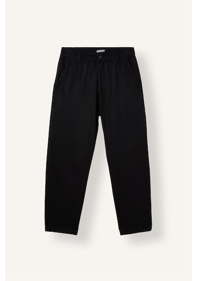 Defacto Relax Fit Pile Detaylı Pantolon H5006ax26aubk81 Siyah-bk81