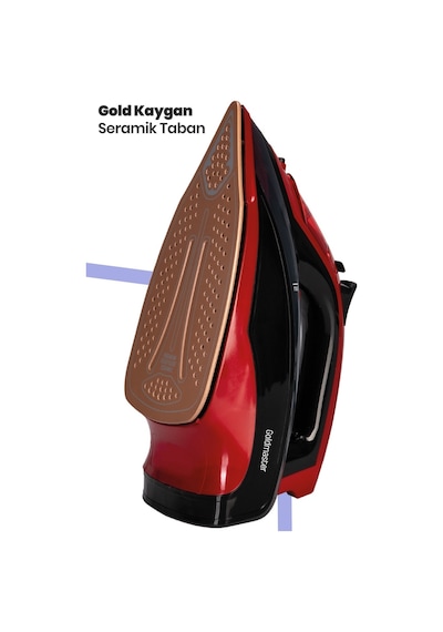 Goldmaster GM-7633K Turbojet 2400 W Buharlı Ütü