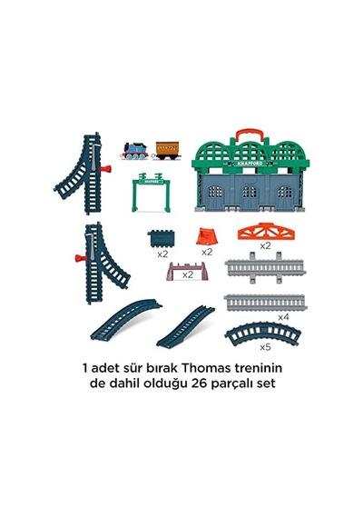 Thomas & Thomas Ve Arkadaşları Knapford İstasyonu Oyun Seti Thomas Ve Arkadaşları Knapford İstasyonu Tren Seti Hgx63