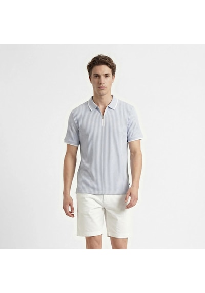 Nautica Regular Fit Polo Yaka Erkek T-shirt K65345t Mavi
