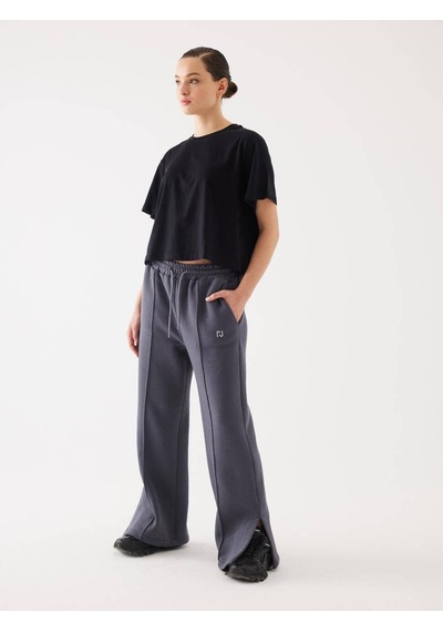 Füme Şardonlu Yırtmaç Detay Jogger 001