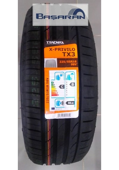 Tracmax 225/55 R18 98V X-Privilo Tx3 Yaz Lastiği 2020