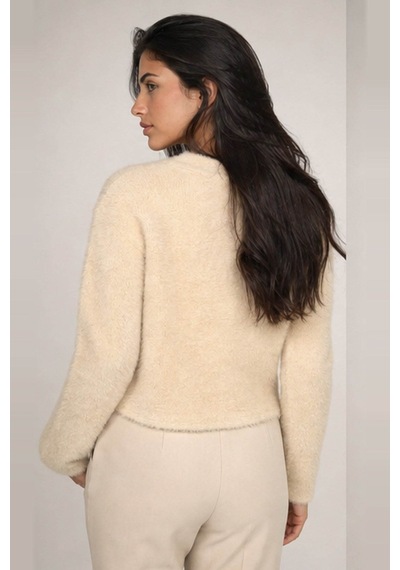 Fashion Friends Düğme Detaylı Taş Kadın Hırka 26k0203k1