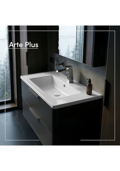 Cerastyle Arte Plus 80 X 45 Cm Dolap Uyumlu Lavabo Beyaz