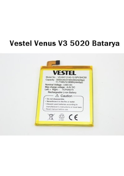 Vestel Uyumlu Venus V3 5020 Batarya
