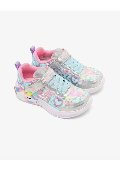 Skechers Unıcorn Dreams Heart Sparkles Işıklı Kız Çocuk Spor Ayakkabı 303063l 303063l Smlt Smlt