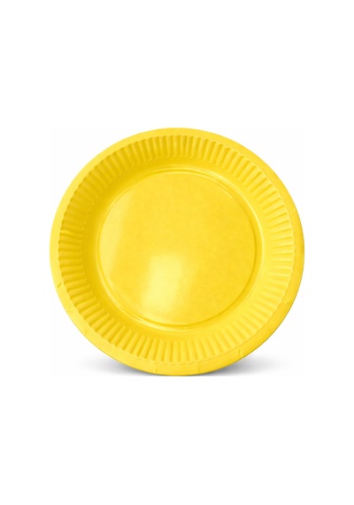 Beysüs Makaron Sarı 8li Tabak Bardak Set