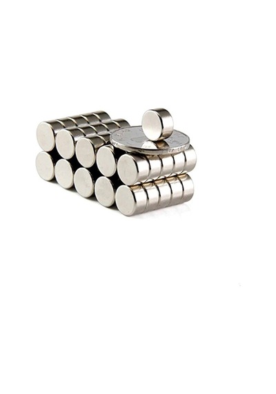 25 Adet 10 X 5 Mm Yuvarlak Güçlü Neodyum Mıknatıs