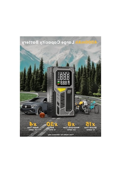 4000mah Hava Kompresörü, Araç Ve Bisiklet Lastik Şişirme