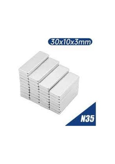 Neodyum Mıknatıs 30x10x3 Mm 5 Adet