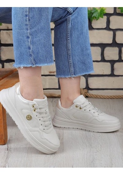 U.s. Polo Assn. Emora 5fx Kadın Sneaker Ayakkabı Ckr00996 Bej