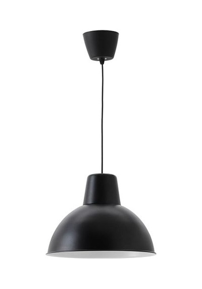 Ikea Skurup Sarkıt Lamba, Siyah, 38 Cm