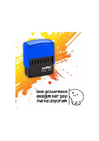 Allah Göstermesin Dediğim Şeyi Full Hd İzliyorum Özel Tasarım Siyah Kaşe Diğer