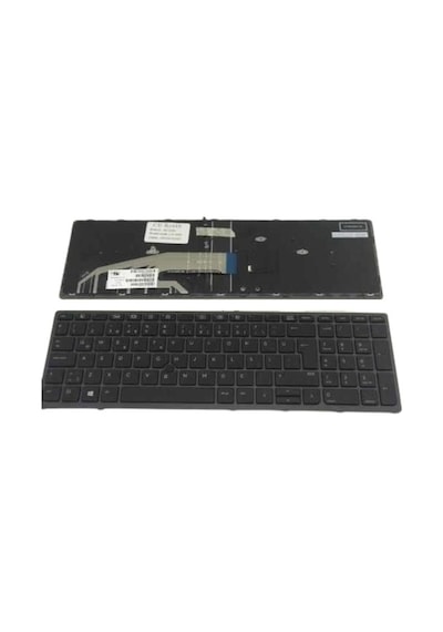 HP Uyumlu Zbook 15 G3 Notebook Klavye - Tuş Takımı / Siyah - Tr - 543096822