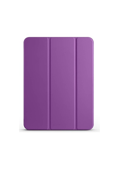 Apple İle Uyumlu İpad Pro 11 2024 Smart Cover Kalem Bölmeli Standlı 1-1 Kılıf Mor