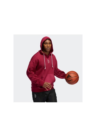 Adidas Dame 8 Innovation Kapüşonlu Sweatshirt Hb5466 Kırmızı Kırmızı