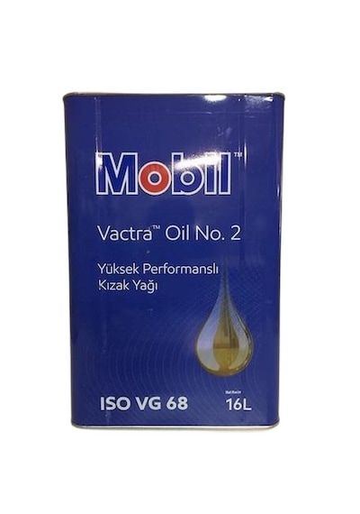 Mobil Vactra Oil No.2 Iso Vg 68 Yüksek Performanslı Kızak Yağı Teneke 16 L