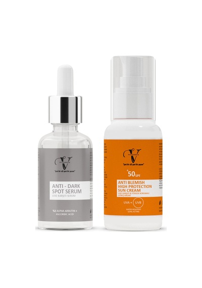 Vitanova Dark Spot Serum 30 ML + Leke Karşıtı Güneş Kremi SPF50+ 50 ML