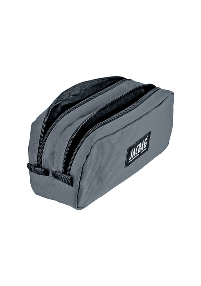 Jacbag Dual Pouch-iki Bölmeli Kalem Kutusu Dual Pouch-gri renkli