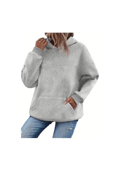 Uyguntarz Unisex Be Your Self Baskılı Tasarım Oversize Sweatshirt Gri
