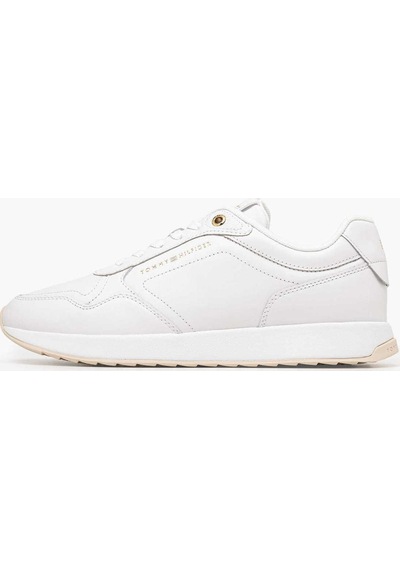 Tommy Hilfiger Kadın Marka Logolu Günlük Kullanıma Uygun Beyaz Sneaker Fw0fw09411 Ybs