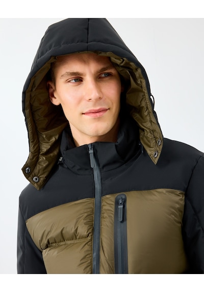 Skechers M Padded Jacket Erkek Siyah Mont S242033-3817 Siyah