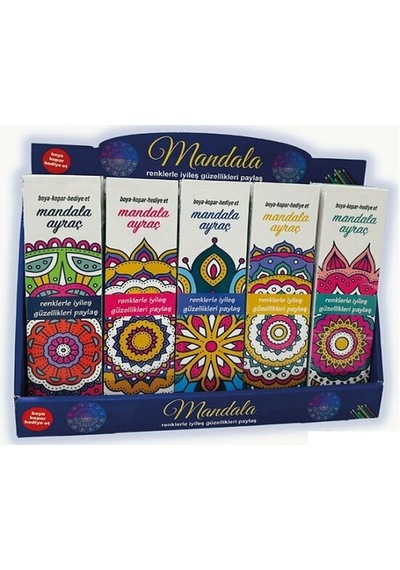 Mandala Ayraç - 30 Adetli Stand