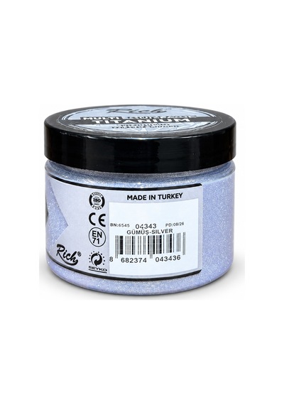 Rich Multi Titanyum Rölyef Pasta 150 Ml Gümüş