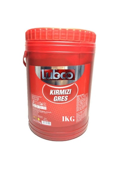 Lubco 180 Cc Isıya Dayanıklı Kırmızı Gres 1 KG