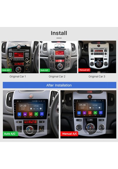 Kıa Cerato A/c 2012-2018 Uyumlu Multimedya Navigasyon Usb Kamera Carplayer 6 Ram