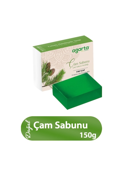 Agarta Doğal El Yapımı Çam Sabunu 150 G