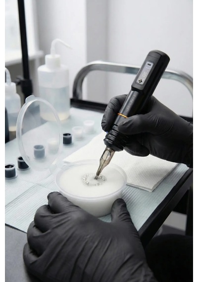 Buster Clean Cup Tattoo İğne Temizleme Süngeri- Kalıntı Bırakmayan Özel Sünger 50 Adet