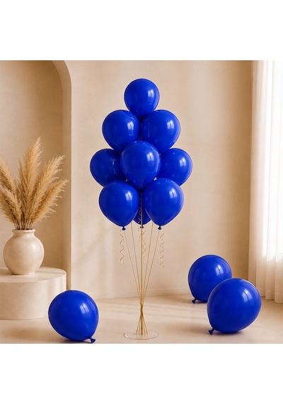 Lacivert Renk Lateks Pastel Balon 30 Cm - 50 Adet