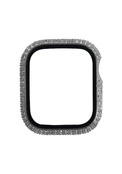 Apple Uyumlu  Watch  7 41mm Redclick Watch  Gard 24 Kenarları Taşlı Sert Pc Kasa Ve Ekran Koruyucu