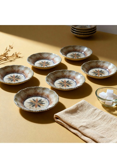 Güral Güral Porselen Acem 6 Parça 10 Cm Çay Tabağı Diğer