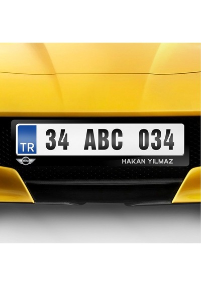 Kişiye Özel Isimli Mini Logolu Plakalık 264845264