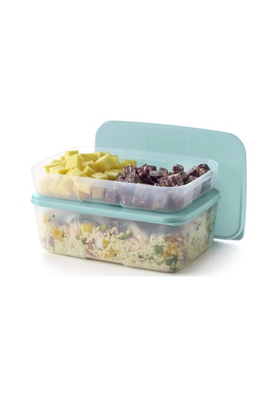 Buzdolabı Saklama Kabı 2 Li Set Mavi