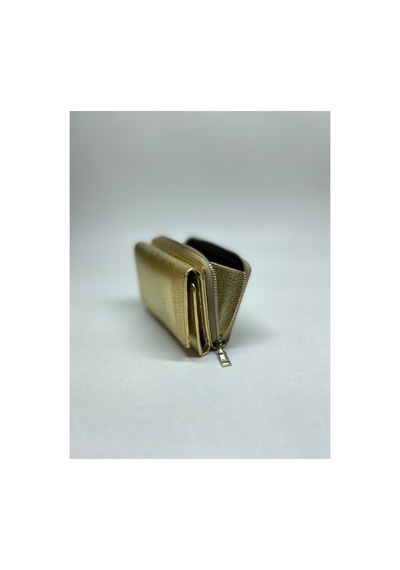 Shop Kadın Cüzdan Hakiki Deri Çok Bölmeli Fermuarlı Floter Deri Altın - 888655380 Altın