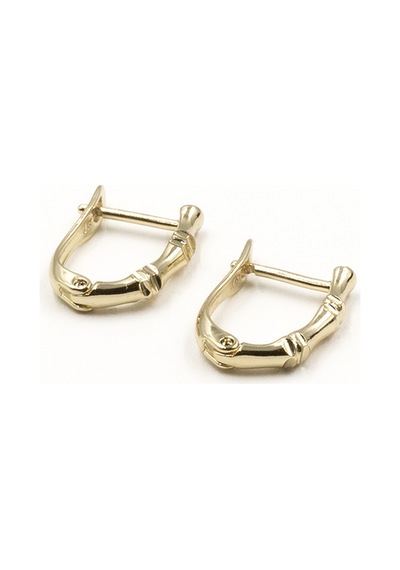 Kemik U Model Küpe - Xuping Gold, Anti-alerjik, 15 Mm çok renkli