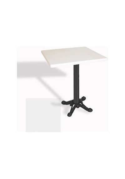 Çipa Döküm Ayak Kare Masa 80x80 Cm - Werzalit, Wermodin Ve Allzalit Tabla - Beyaz Çok Renkli Çipa Döküm Ayak Kare Masa 80x80 Cm - Werzalit, Wermodin Ve Allzalit Tabla - Beyaz Çok Renkli