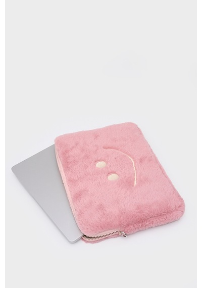 Mussen Smile Laptop Kılıfı 13" & 14" İnç Uyumlu Pembe