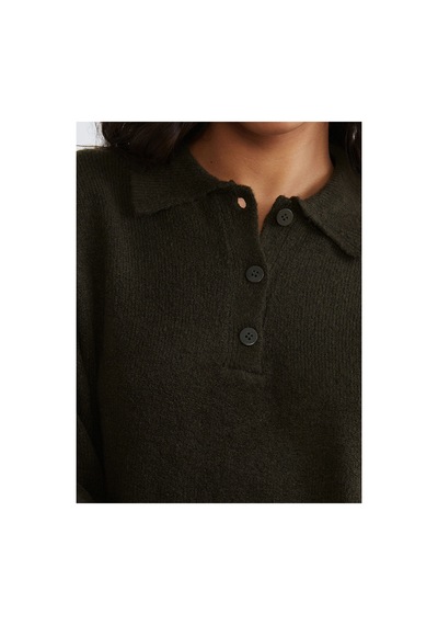 LC Waikiki Alıta Cıty Farkıyla Lcw Vision Haki Polo Yaka Kadın Triko Kazak Haki - 931714824 Haki LC Waikiki Alıta Cıty Farkıyla Lcw Vision Haki Polo Yaka Kadın Triko Kazak Haki - 931714824 Haki