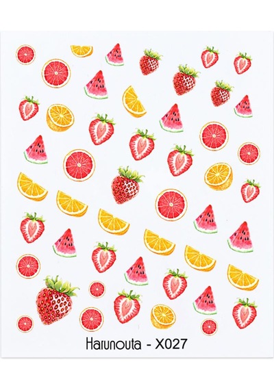 Su Transferli Nail Art Sticker X027 49831-27