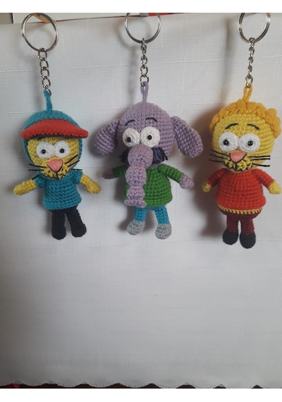Amigurumi Kral Şakir Anahtarlık