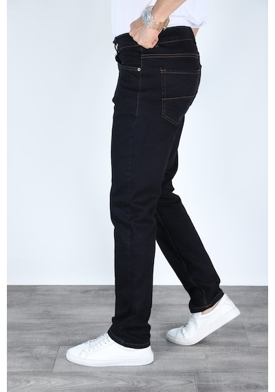 Myrab Denim Erkek Regular Fit Yıkamasız Görünümlü Kot Pantolon Zift Lacivert Myrab Denim Erkek Regular Fit Yıkamasız Görünümlü Kot Pantolon Zift Lacivert