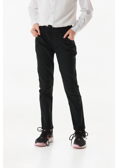 Fullamoda Beli Lastikli Straight Erkek Çocuk Pantolon 24mcck254212215-siyah Siyah