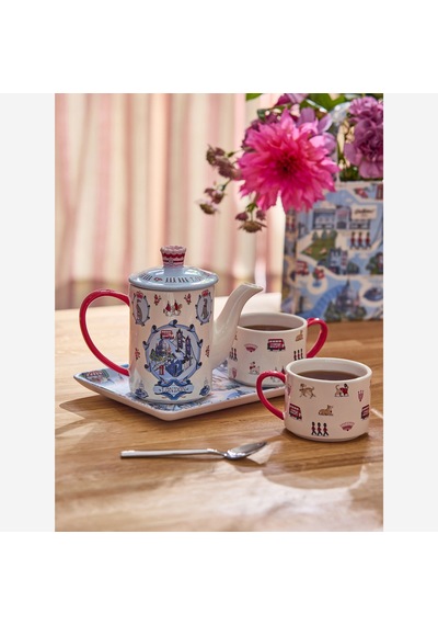 Mavi Stoneware Çay Fincan Seti 400 Ml