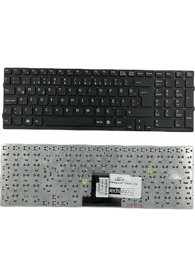 Sony Uyumlu Vaio Vpceb3l1e, Vpceb3l9e, Vpceb3m1e, Vpceb3m1r Klavye Tr Siyah