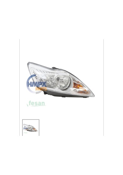 Ford Focus 2009 Sağ Krom Çerçeveli Far