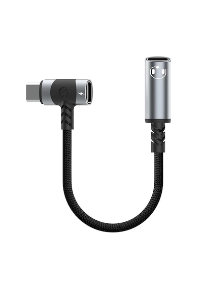 Forzacase Apple iPhone iPad MacBook Android İle Uyumlu 2in1 Type-c Şarj + Kulaklık Çevirici Adaptör 60w - Fc1182 Gri